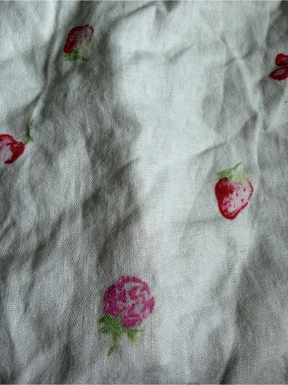 BP White Brilliant Tossed Berries Dress, NWT - Picture 2 of 16